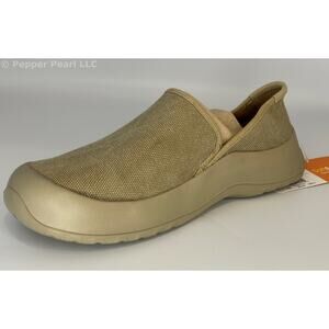 Khaki Canvas Size Men's 18 Unisex Espadrille Mule Slip On Comfort Shoe